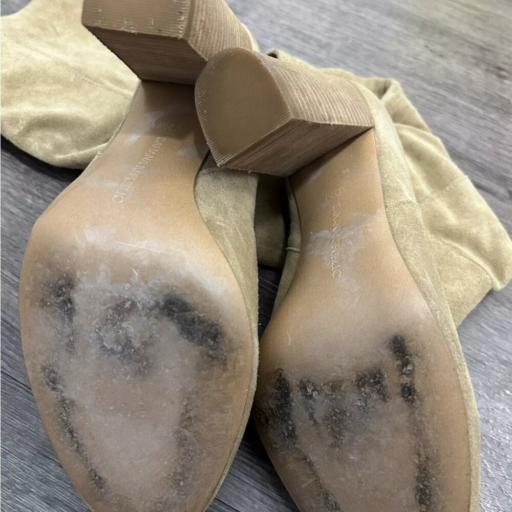 🔥🔥FIRE SALE 🔥🔥Banana Republic suede high heel nude slouchy boot - Picture 9 of 9